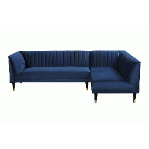 Baxter Ecksofa - Rechtsseitig -Marineblau