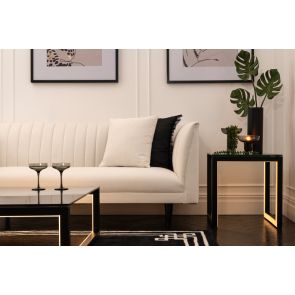 Baxter Three Seat Sofa – Ivory