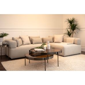 Beck Right Hand Corner Sofa – Parchment 