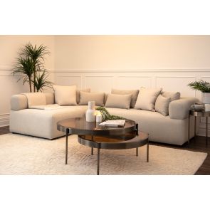 Beck Left Hand Corner Sofa – Parchment 