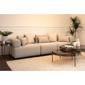 Beck 3-Sitzer Sofa – Pergament