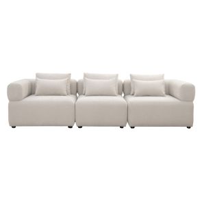 Beck 3-Sitzer Sofa – Pergament