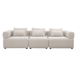 Beck Three Seat Sofa – Parchment 