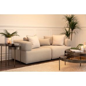 Beck Two Seat Sofa – Parchment 