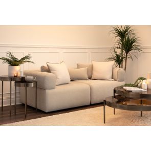 Beck 2-Sitzer Sofa – Pergament