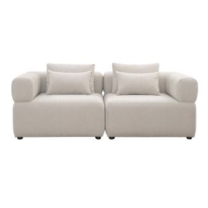 Beck 2-Sitzer Sofa – Pergament