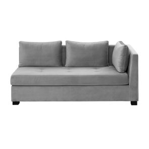 Berkley Right Hand Day Bed - Dove Grey