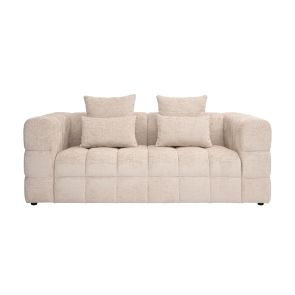 Berlin Three Seat Sofa – Light Taupe Chenille