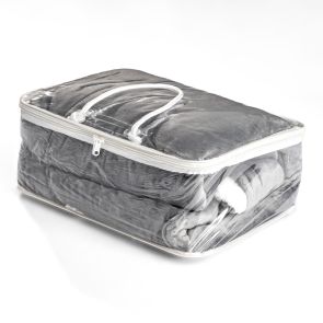 Grey Heated Blanket gft