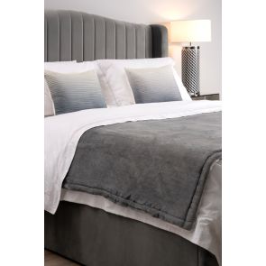 Grey Heated Blanket gft