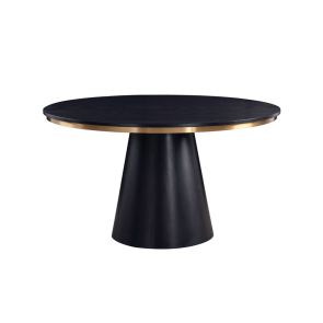 Brewster 4-6  Seat Black Dining Table