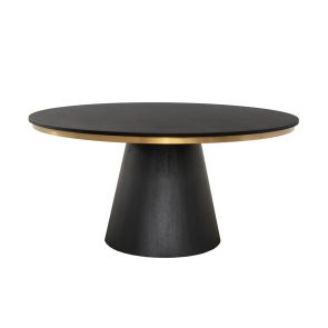 Brewster - Mesa de comedor - Negro, de 6 a 8 personas