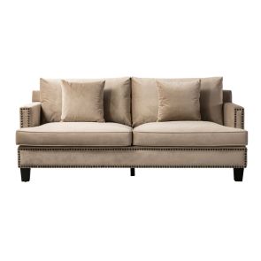 (ID:37460) Brunswick Three Seat Sofa C-128 - Taupe