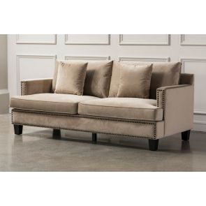 (ID:37460) Brunswick Three Seat Sofa C-128 - Taupe