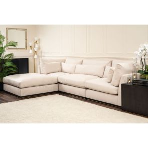 Burbank Four Seat Sofa With Footstool