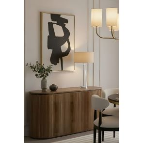 Calisto Lampada da tavolo - Argento