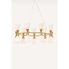 Camille Chandelier Brass