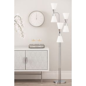 Camille Vloerlamp Chroom