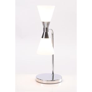 Camille Lampe de table en chrome