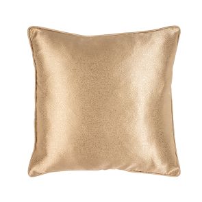 Golden Chameleon Square Cushion