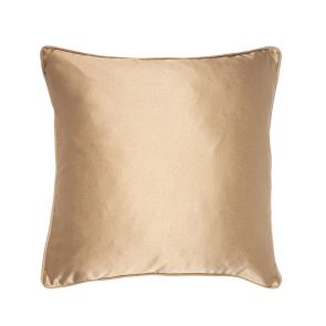 Golden Crepe Square Cushion