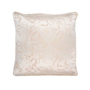 Golden Crackle Square Cushion