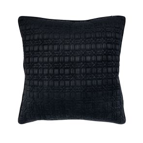 Black Octagon Square Cushion