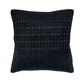 Octogonal Coussin Carré - Noir