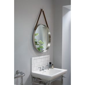 Dipre – Espejo de pared de acero inoxidable pulido
