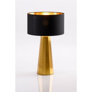 Docena Lampe de table en laiton - Noir