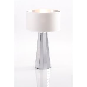 Docena Table Light White / Silver