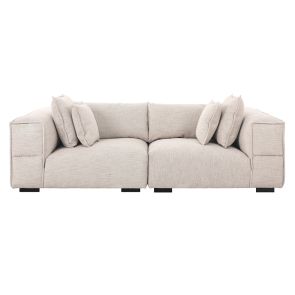 Doppio Three Seat Sofa Natural Poratti