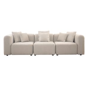 Dune Three Seat Sofa – Parchment 