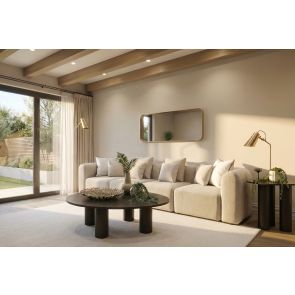 Dune Sofá de 4 plazas - Pergamino