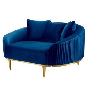 Ella Loveseat - Marineblau