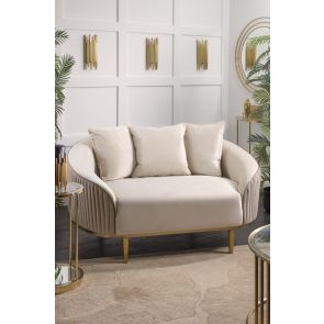 Ella Loveseat Kreide Trio Tone