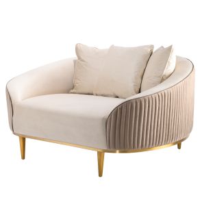 Ella Loveseat Kreide Trio Tone