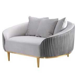 Ella Loveseat - Grå - Tre Nyanser 