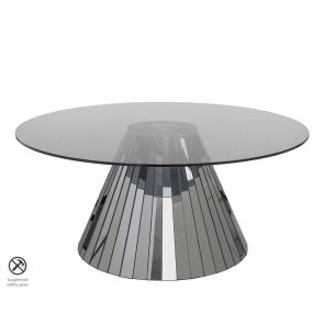 Emmeline Table Basse Miroir fumé