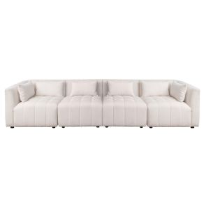 Essen 4-Sitzer Sofa - Elfenbeinfarbenes Chenille