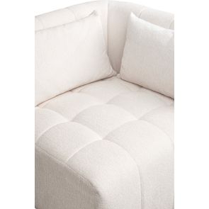 Essen Five Seat Sofa – Cream Chenille