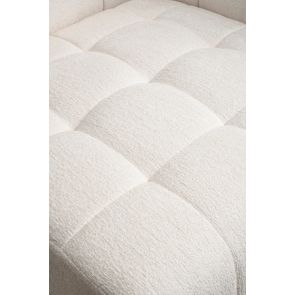 Essen  Sitzhocker – Cremefarbenes Chenille