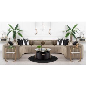 Essen Lounge Bank Taupe