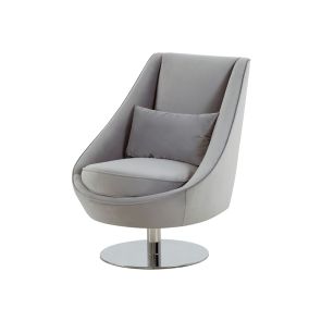 Finley Chaise Pivotante – Gris-Colombe
