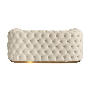 Frankfurt Two Seat Sofa - Chalk