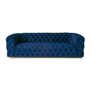 Frankfurt Three Seat Sofa - Navy Blue