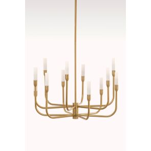 Gracia Twelve Light Pendant Brass 