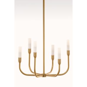 Gracia Six Light Pendant Brass 