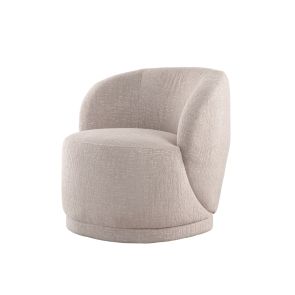 Harp Lounge Chair Beige Relief