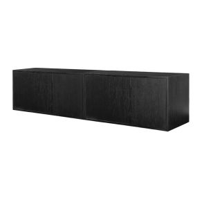 Set av 2 Inga Väggmonterat Sideboard - Svart Ek